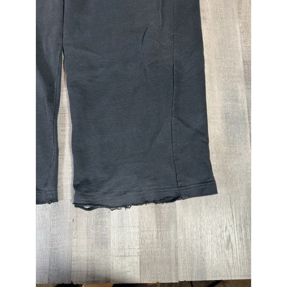 Old Navy Baggy Sweatpants Black Chunky Drawstring Grunge Pockets Mens Large
